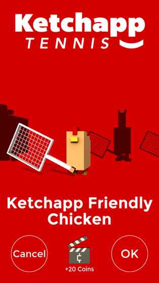 Ketchapp网球全角色解锁版