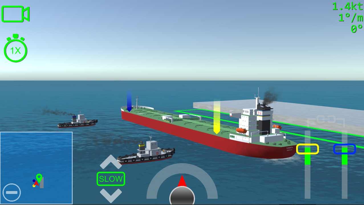 船舶系泊3D