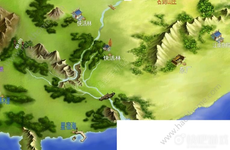 英雄群侠传2世界地图介绍