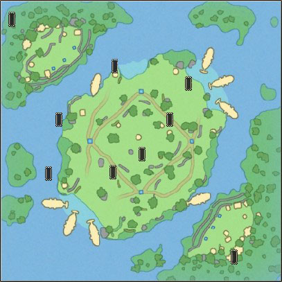 海岛水晶争夺战地图