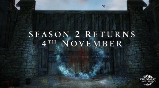 激战2世界动态第二季将于11月4日恢复更新