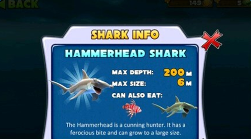 饥饿的鲨鱼：进化锤头鲨攻略
