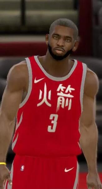 《NBA 2K18》火箭城市版红色球衣MOD