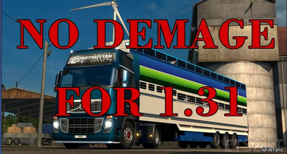 《欧洲卡车模拟2》v1.31全卡车没有伤害MOD