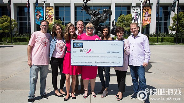 守望先锋粉红天使活动 为乳腺癌研究基金捐赠图