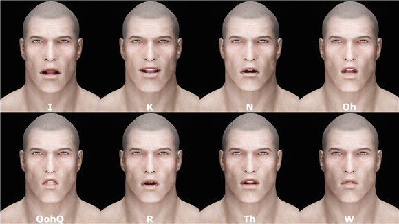 上古卷轴5天际重制版男性面部表情动画MOD下载