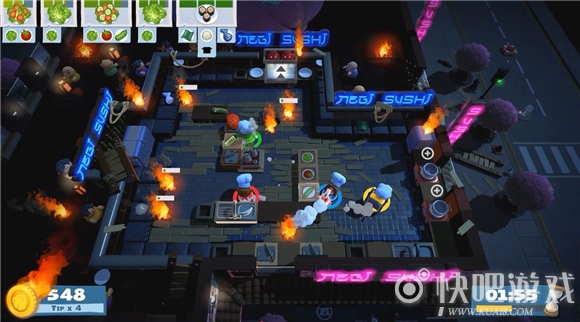 《胡闹厨房2》IGN评分8.5 玩法多样的派对游戏