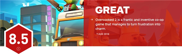 《胡闹厨房2》IGN评分8.5 玩法多样的派对游戏