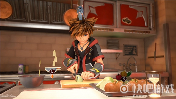 《王国之心3》新截图曝光：和料理鼠王一起做菜