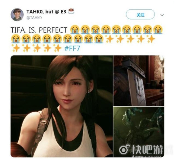E3 2019：《最终幻想7：重制版》蒂法回归 玩家激动万分