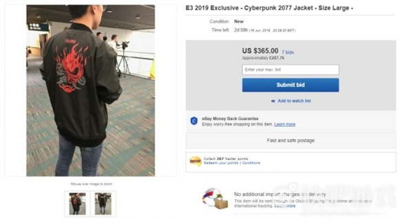 《赛博朋克2077》夹克被炒到400刀 CDPR提醒玩家不要购买
