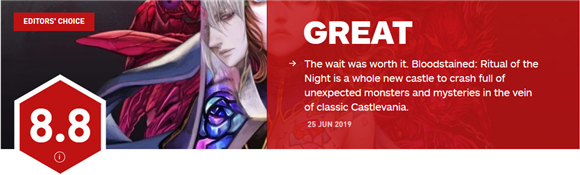 《赤痕：夜之仪式》IGN：8.8分 与《恶魔城》一脉相承