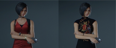 《生化危机2：重制版》艾达王华贵牡丹龙纹旗袍MOD