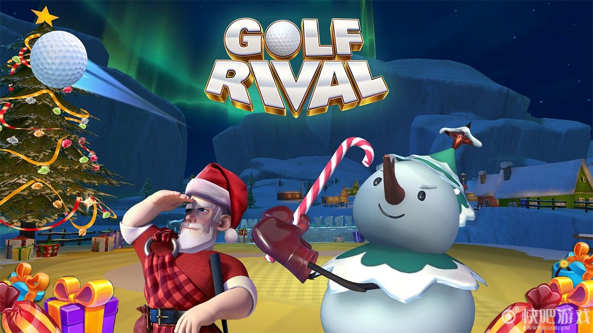 在StarLark的《Golf Rival》中，Zynga邀请玩家们在这个节假日前往北极打高尔夫